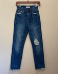 Madewell 100% Cotton The Perfect Summer Jean Deconstructed Edition
