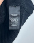 Lafayette 148 100% Cashmere Black Ribbed Turtleneck Knit Rib Sweater Tank Top
