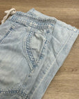Free People 100% Cotton Easy Pull on Jean Drawstring Pant