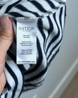 Nation LA 100% Cotton Navy Striped Cotton Rosie Mini Dress