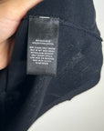 Lafayette 148 Silk Cotton Knit Black Scoop Neck Shell Tank