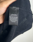 Lafayette 148 Silk Cotton Knit Black Scoop Neck Shell Tank