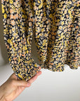 Apiece Apart 100% Organic Cotton Floral Poplin Button Down Blouse