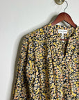 Apiece Apart 100% Organic Cotton Floral Poplin Button Down Blouse