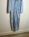 Citizens of Humanity 100% Organic Cotton Gema Utility Style Denim Coverall Jumpsuit