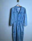Citizens of Humanity 100% Organic Cotton Gema Utility Style Denim Coverall Jumpsuit