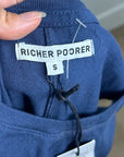 Richer Poorer 100% Cotton Navy Blue Tank Dress