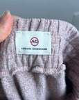 AG 100% Cotton Heathered Pink Jogger Sweatpant