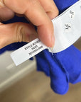 J. Crew 100% Linen Button Down A - Line Mini Dress in Radiant Colbalt Blue