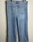 J. Crew 100% Cotton 1984 Lower Rise Distressed Wide Leg Jean