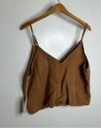 MATE The Label 100% Linen Camisole Tank Top in Sedona