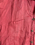 Anthropologie Pilcro 100% Linen Boxy Short Sleeve Button Down Top