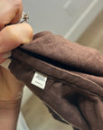 Buck Mason 100% Linen Cross Hatch Linen East End Tank Maxi Dress in Brown