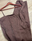 Buck Mason 100% Linen Cross Hatch Linen East End Tank Maxi Dress in Brown