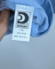 Daydreamer 100% Cotton Baby Blue Oversized Varsity Style Long Sleeve Top