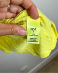 NSF 100% Supima Cotton Bright Yellow Tank Top