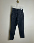AGOLDE 100% Cotton Denim Fen High Rise Relaxed Tapered Leg Black Jean
