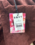 Roxy 100% Cotton 'Let it Go Cord' Button Down Corduroy Shirt Jacket