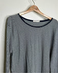 Rag & Bone 100% Cotton Striped Long Sleeve T- Shirt Dress