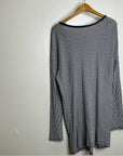 Rag & Bone 100% Cotton Striped Long Sleeve T- Shirt Dress