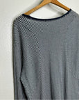 Rag & Bone 100% Cotton Striped Long Sleeve T- Shirt Dress