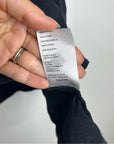 Anthropologie Pilcro 100% Cotton Washed Black Oversized Raw Hem