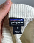 Patagonia 100% Organic Cotton Striped Neutral Tie Front Blouse