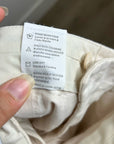 VINCE 100% Linen Cream Lightweight Jogger Style Trouser Pant