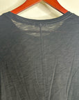 Goldie 100% Pima Cotton Lighweight Black Long Sleeve T - Shirt Top