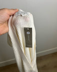 J. Crew Cashmere Silk Cream Knit Button Up Shell Vest Lightweight