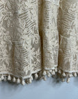 Temptation Positano 100% Cotton Cream Crochet Lace Tunic Mini Dress