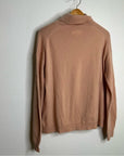 Velvet By Graham & Spencer 100% Cashmere Blush Pink Turtleneck Sweater