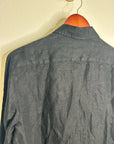 J. Crew x Baird McNutt 100% Irish Linen Garçon Classic Button-Up in Black