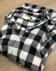 Anthropologie Maeve 100% Cotton Black White Checkered Button Down Shirt