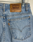 Vintage Levi's Orange Tab 100% Cotton Straight Tapered Leg High Waisted Jean