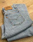 Vintage Levi's Orange Tab 100% Cotton Straight Tapered Leg High Waisted Jean
