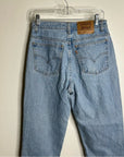 Vintage Levi's Orange Tab 100% Cotton Straight Tapered Leg High Waisted Jean
