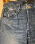 3x1 100% Cotton Two Tone Cropped Flare Jean