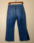 3x1 100% Cotton Two Tone Cropped Flare Jean