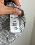 Nation LA 100% Cotton Floral Sage Green Button Down Lightweight Blouse