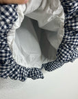 Aritzia Sunday Best 100% Cotton Bubble Hem Gingham Mini Skirt