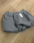 Aritzia Sunday Best 100% Cotton Bubble Hem Gingham Mini Skirt
