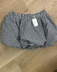 Aritzia Sunday Best 100% Cotton Bubble Hem Gingham Mini Skirt