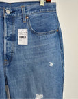 Levi’s Premium 100% Cotton 501 Distressed Straight Leg