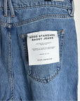 Good American 100% Cotton Good Standard Baggy Straight Leg Slouchy Jean