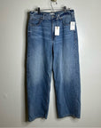 Good American 100% Cotton Good Standard Baggy Straight Leg Slouchy Jean
