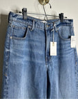 Good American 100% Cotton Good Standard Baggy Straight Leg Slouchy Jean