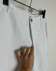Madewell 100% Linen The Zoey Relaxed Wide Leg Pant in White
