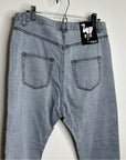 Sandrine Rose 100% Cotton Grey Denim Harem Drop Crotch Jeans