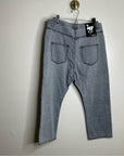 Sandrine Rose 100% Cotton Grey Denim Harem Drop Crotch Jeans